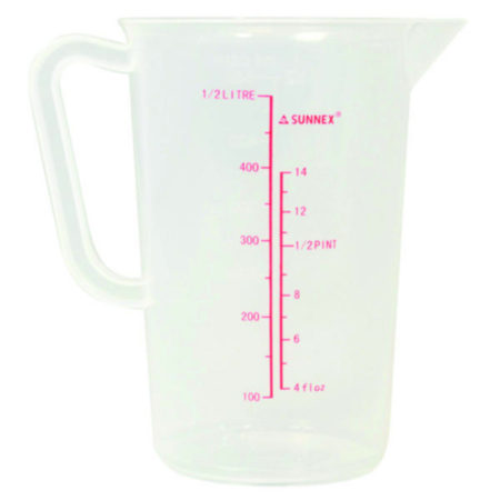 Plastic Measuring Jug. 0.5lt