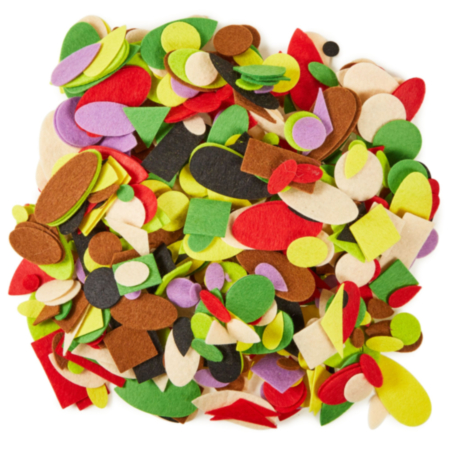 Felt Shapes 1000 Assorted