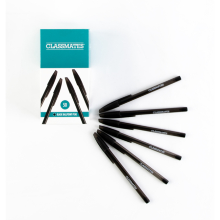 Classmates Ballpoint Pen Pk 50 Black