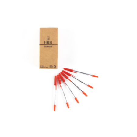 Findel Everyday Ballpoint - Red Pack 50
