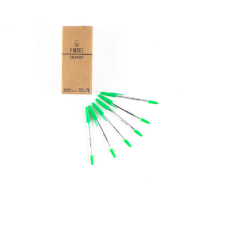 Findel Everyday Ballpoint - Green Pack 50