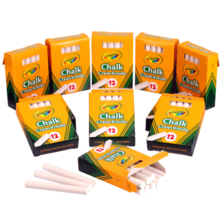 Antidust Chalk White  Pack 144