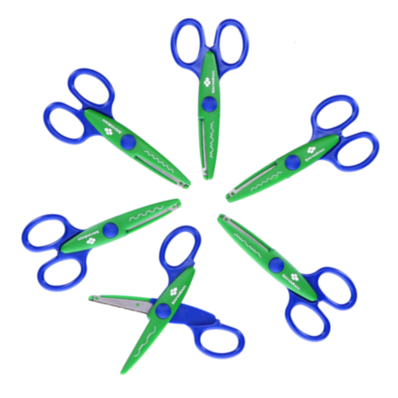 Crazy Cut Scissors  Pack 6