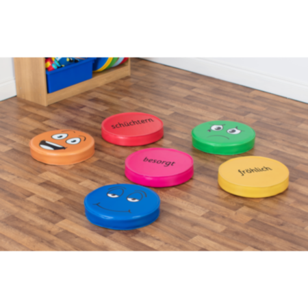 Classroom German Emotions Floor Cushions Pack 1