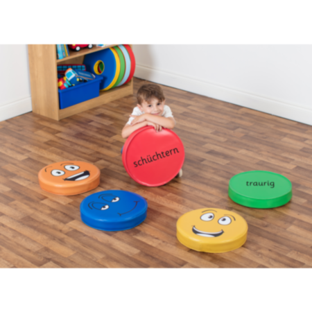 Classroom German Emotions Floor Cushions Pack 1
