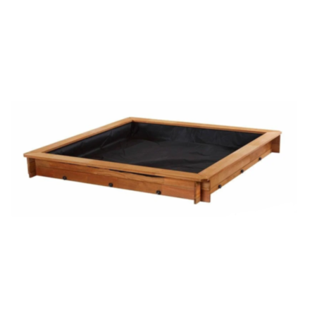 Early Years Outdoor Square Wooden Sand Pit and Cover