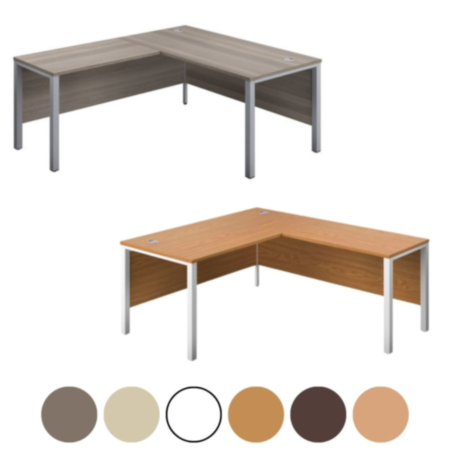 Goal Post Left/Right Hand Return Office Desk