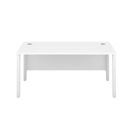 Goalpost Ultra Modern Home Office Desk-White-White