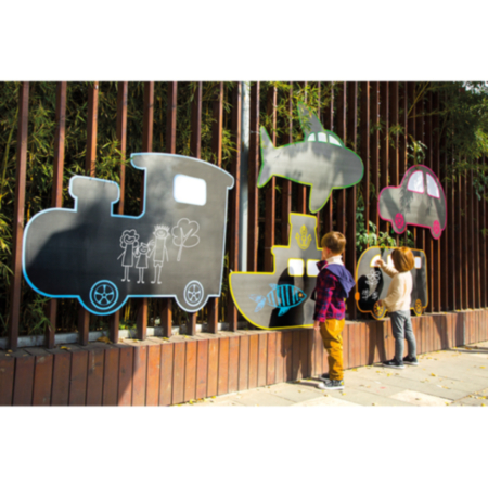 Early Years Outdoor Educational Chalkboards - Set of 5