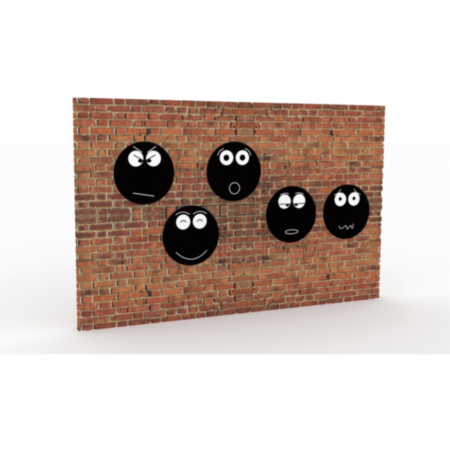Outdoor Playground Emotions Chalkboards - Set of 5
