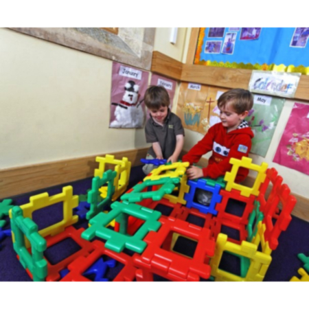 Giant Polydron Classroom Building Pieces