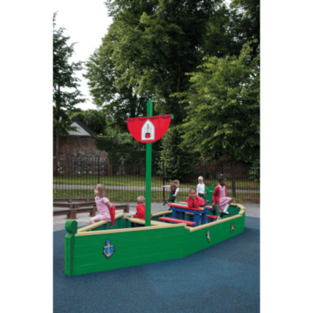 Recycled Plastic Playground Boat
