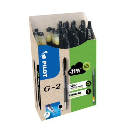 G-207 Retract Gel Roller Bonus Pack -Blk