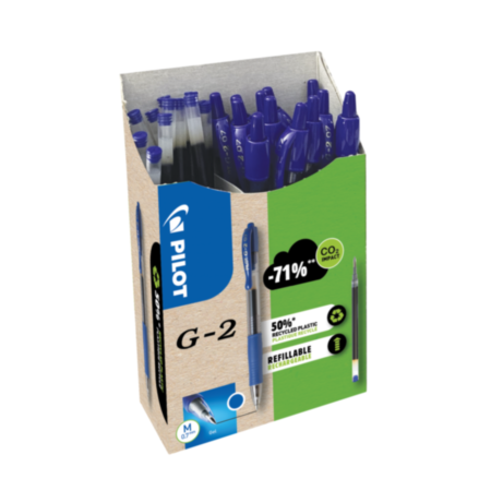 G-207 Retract Gel Roller Bonus Pack -Blu