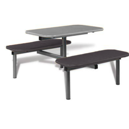 Bari Fast Food 4 Seater Bench Seating Unit with 1 Accessible Side