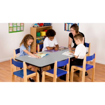 Tuf-Top Height Adjustable Rectangular Classroom Table