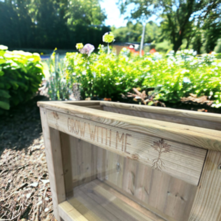 Outdoor Educational Grow With Me Planter with Perspex Window
