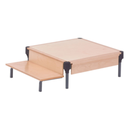 Gratnells Step - Up Mini School Staging  with 1 Panel and 1 Set of Steps