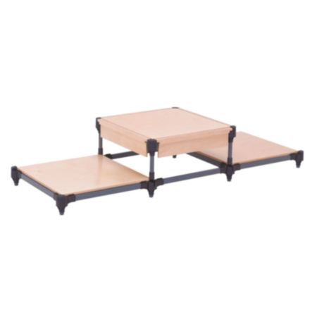 Gratnells Lightweight Stage - Step Up Podium with 3 Panels