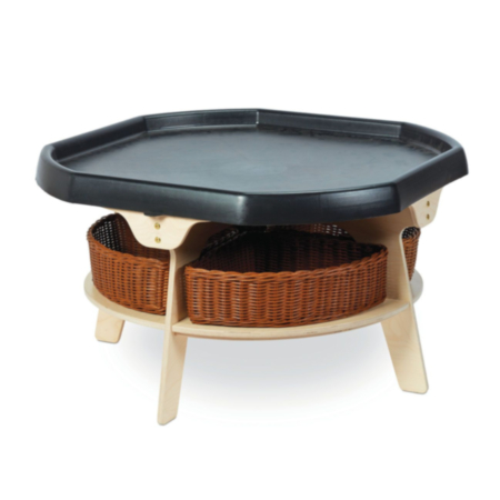 Millhouse Play Tray Activity Table with Shelf and 4 Baskets - Toddler 