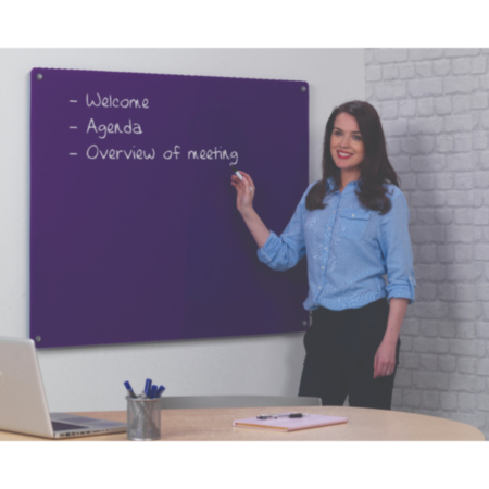 Magnetic Wall Mounted Glass Writing Board