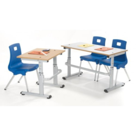 HA200 Crank Handle Height Adjustable Table -  MDF Edge