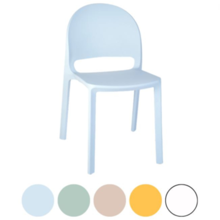 Hackney Recycled Plastic Cafe Bistro Side Chair