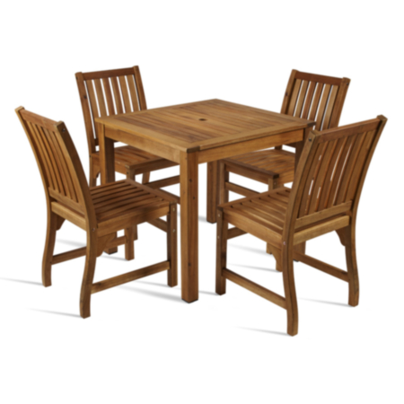 Hardy All Wood Outdoor Dining Set