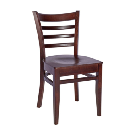 Dallas Restaurant Side Chair - Walnut