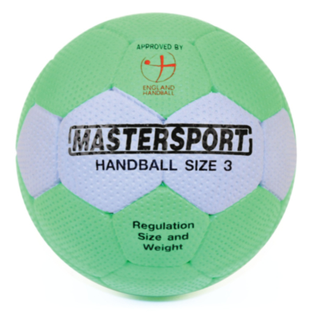 Physical Education Rubber Handball MasterSport Bag of 12 - Size 3