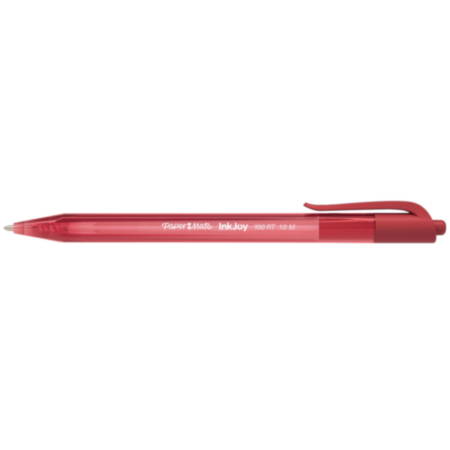 Inkjoy 100 Retract Medium Red Pack 20