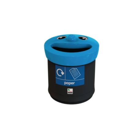 Smiley Bin - Blue - 62 Litres
