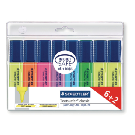 Staedtler Txtsurfer Hlighter Pack 8