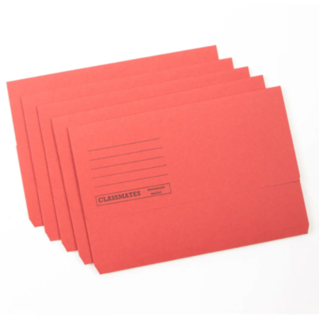 Classmates Document Wallets Red