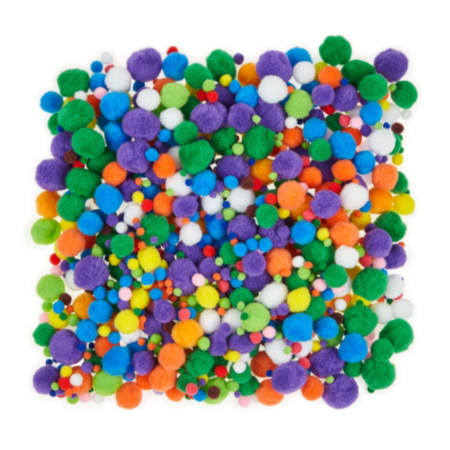 Bumper Pack Of Pom-Poms x1000