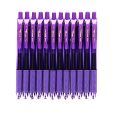 Pentel Energel Pen Violet Pack 12