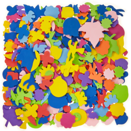 Fun Foam Shapes  Pack 1000