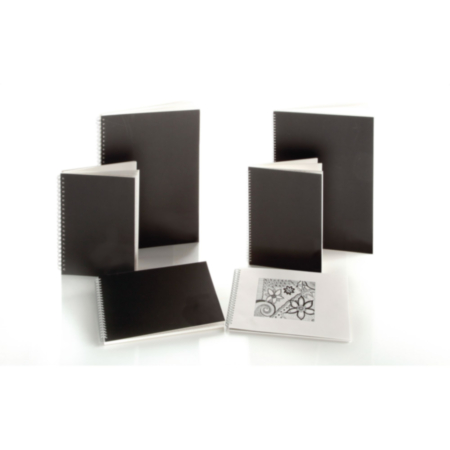 A3 Spiral Sktchbk Portrait 40pgs Wht  Pack 5