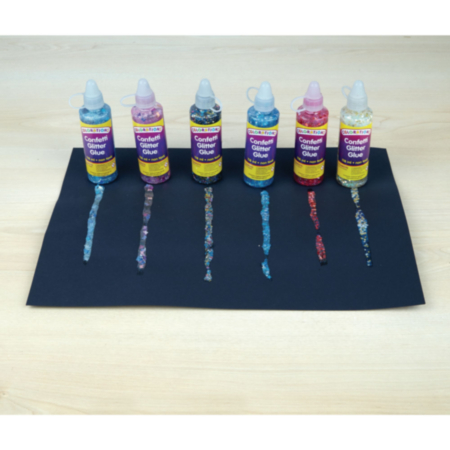 Confetti Glitter Glue Pack Of 6