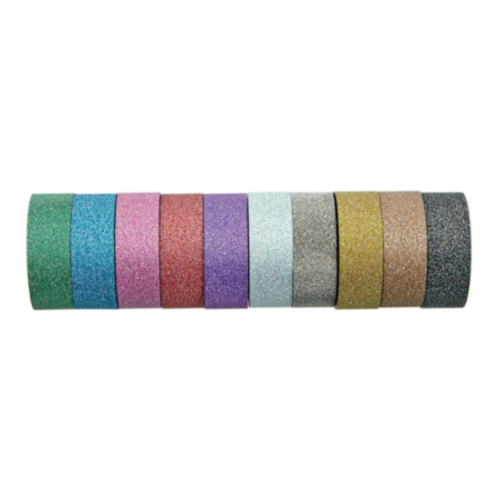 Glitter Washi Tape  Pack 10