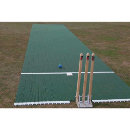 Flicxmatch Cricket Pitch Practice Batend- Green
