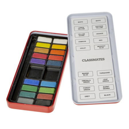 18 Colour Watercolour Pan Set