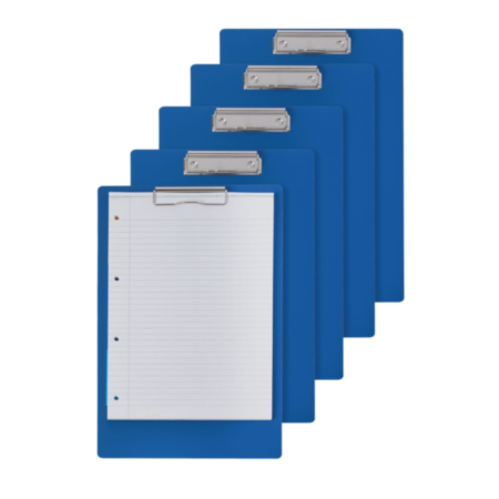 Recycled Clip Board Blue A5