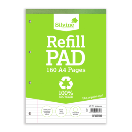 A4 Refil Pad 160prulemarg4hole