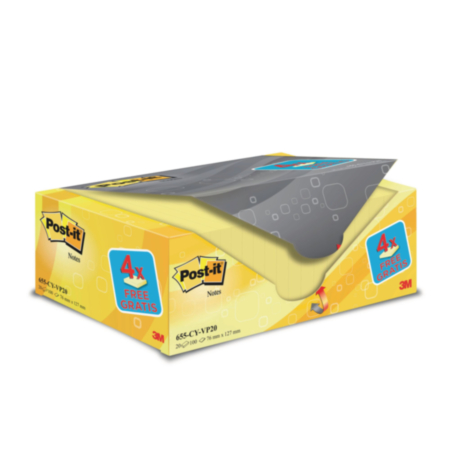 Post-it Yellow Notes 76 X 127mm