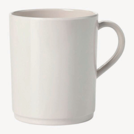 Premium White Melamine 310ml Mug - 12 Pack