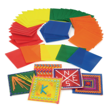 Coloured Plastic Mesh Pack Of 50