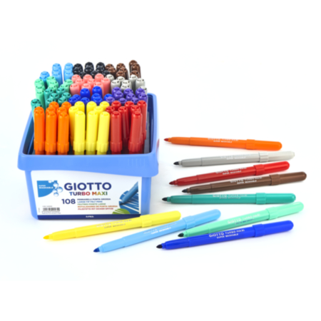 Giotto Turbo Maxi Pens  Pack 108