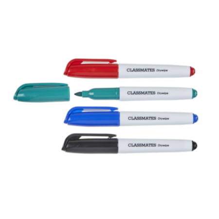 Classmates Mini Drywipe Marker Assorted