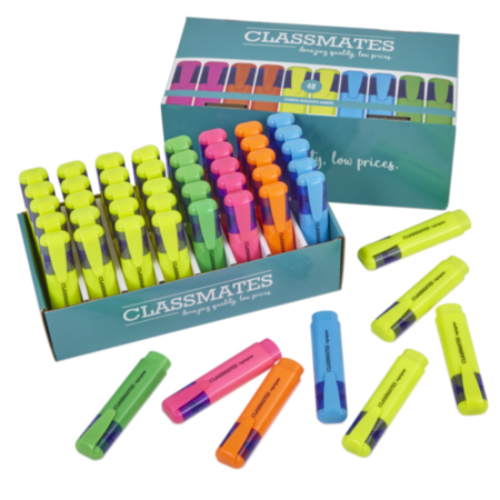 Classmates Highlighters Assted 5 Colours